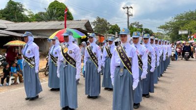 Lomba Gerak Jalan Indah Meriahkan HUT ke-80 RI di Nunukan Kaltara, Peserta Boleh Tampilkan Ini